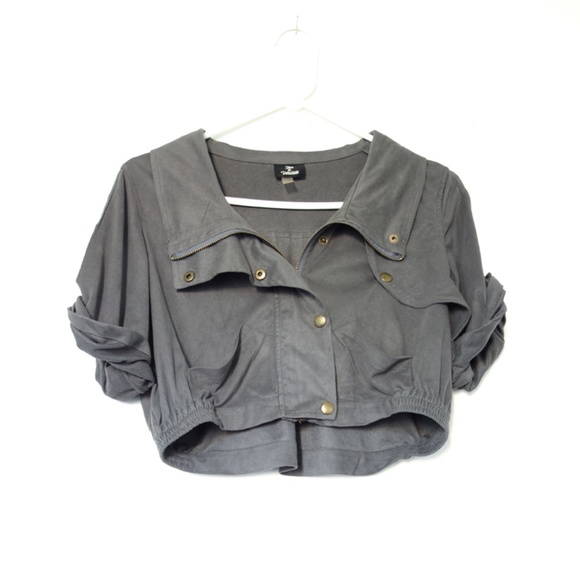 Hot & Delicious Jackets & Blazers - Hot & Delicious Faux Suede Crop Jacket